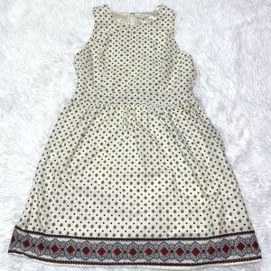 En Creme Boho Pattern Dress